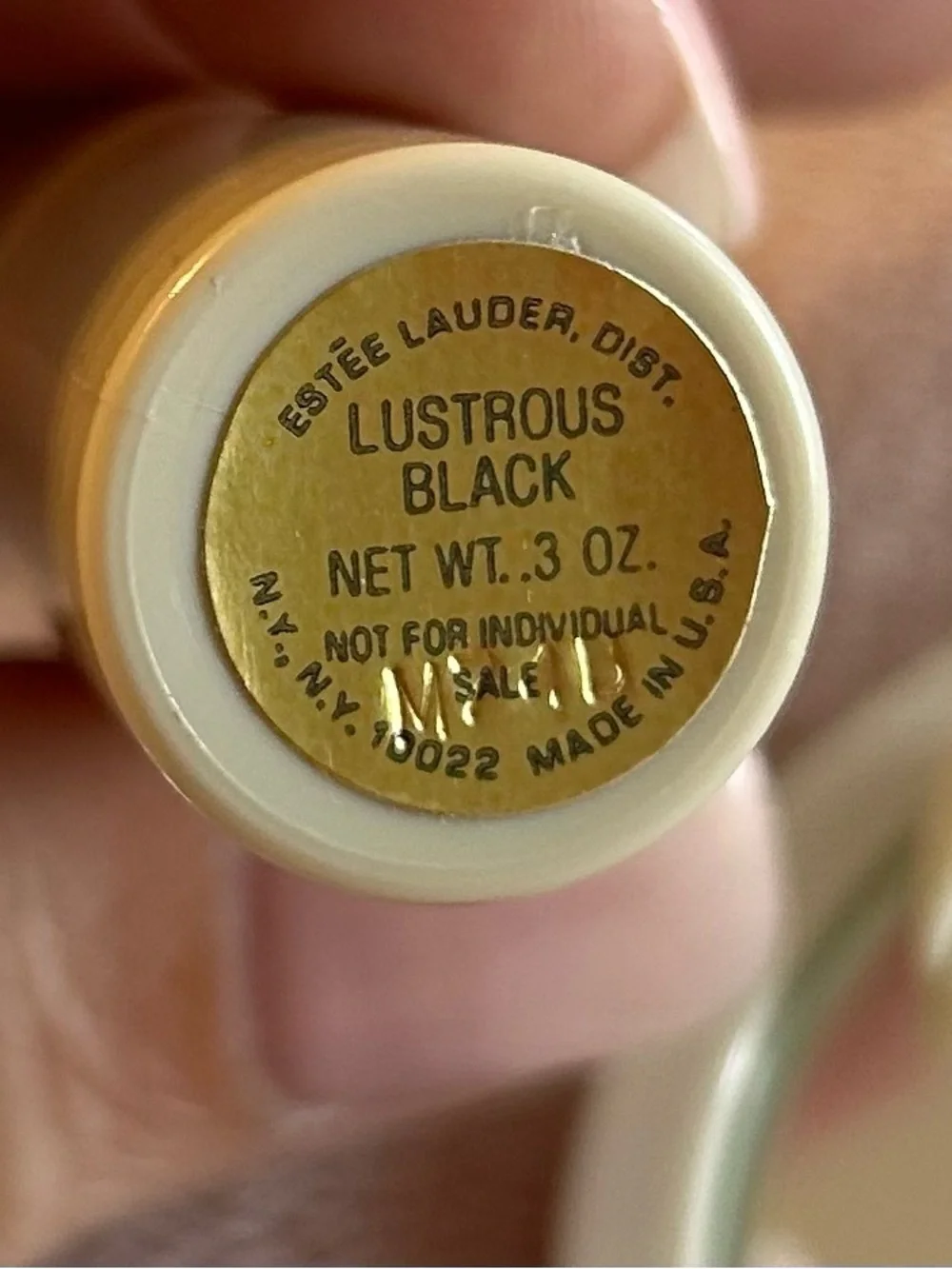 Estée Lauder Lucious Crème Mascara Lustrous Black RARE w/ travel compact & brush